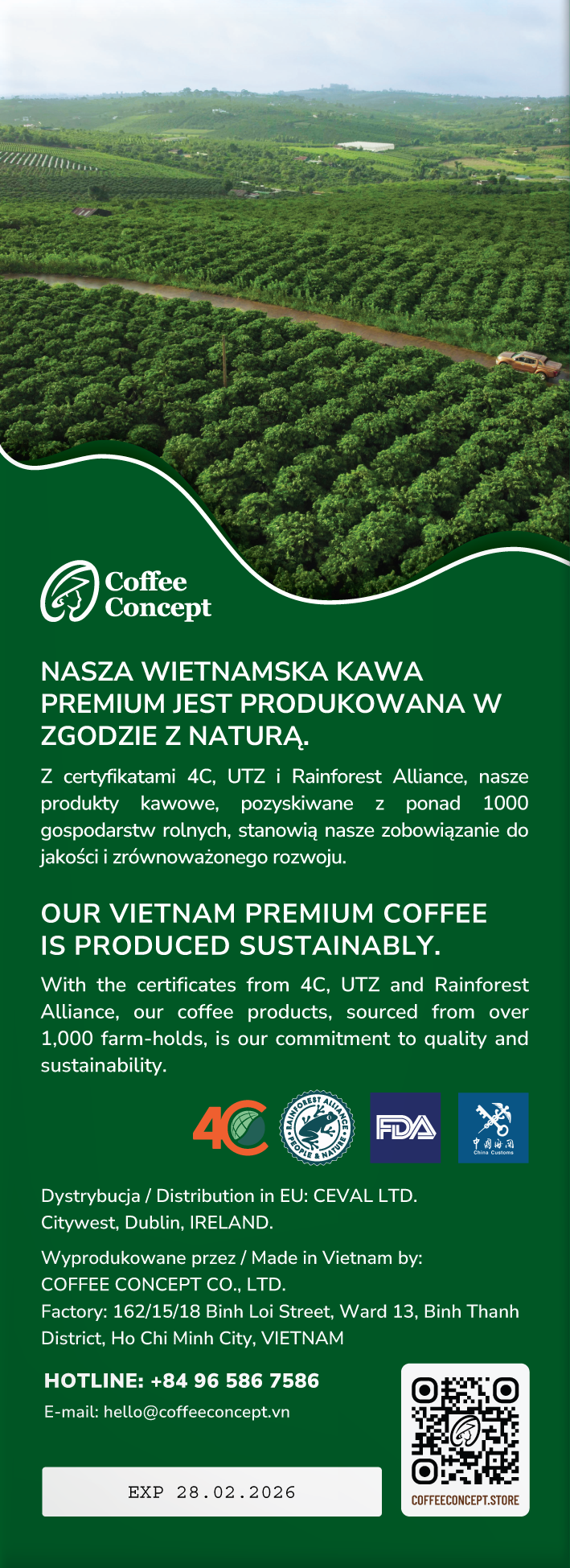 COCONUT - instant coffee 3 in 2